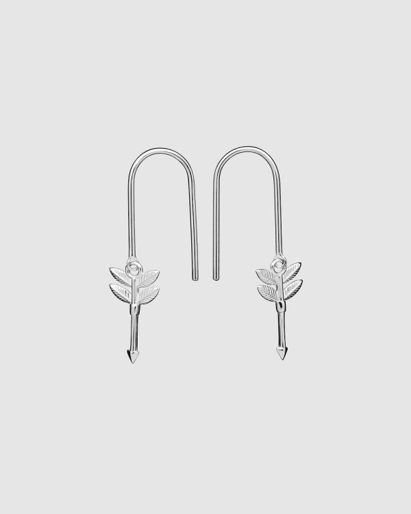 Karen Walker - Mini Feather Arrow Earrings - Jewellery (Sterling Silver) Mini Feather Arrow Earrings