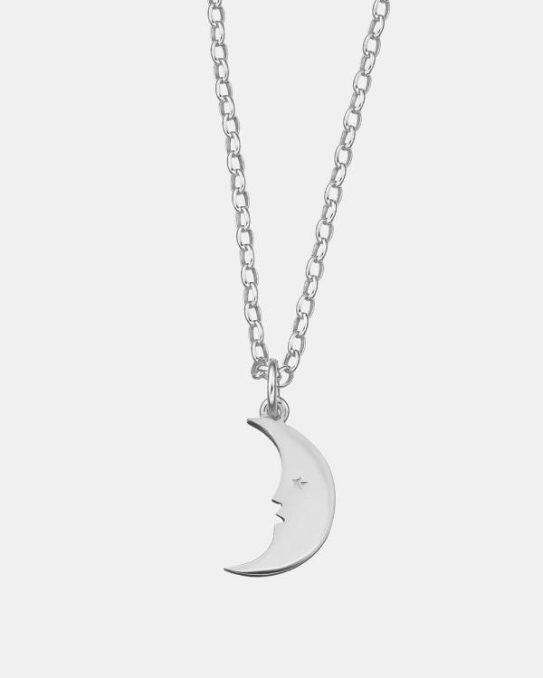 Karen Walker - Moon Necklace - Jewellery (Sterling Silver) Moon Necklace