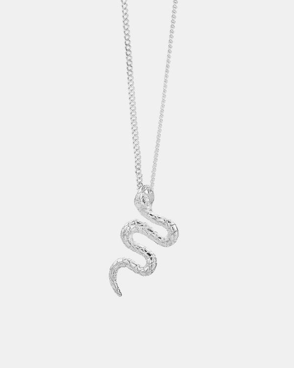 Karen Walker - Snake Necklace - Jewellery (Sterling Silver) Snake Necklace