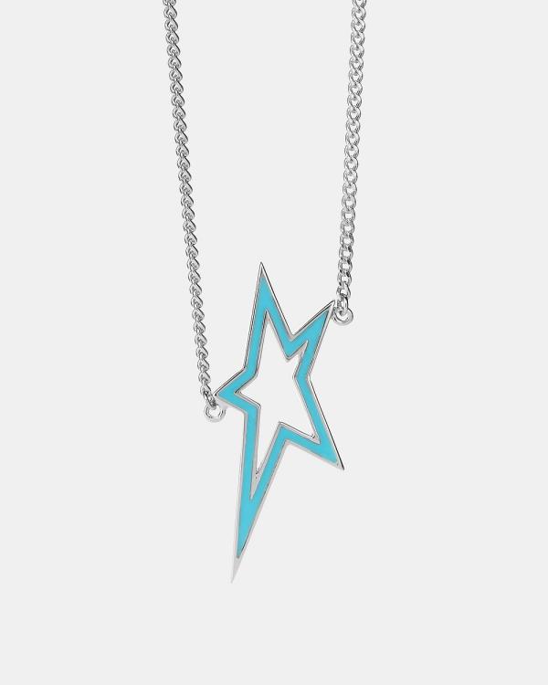 Karen Walker - Star City Enamel Necklace - Jewellery (Sterling Silver) Star City Enamel Necklace