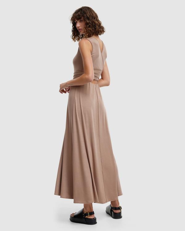 Kinney - ELIZA DRESS - Dresses (PORCINI) ELIZA DRESS