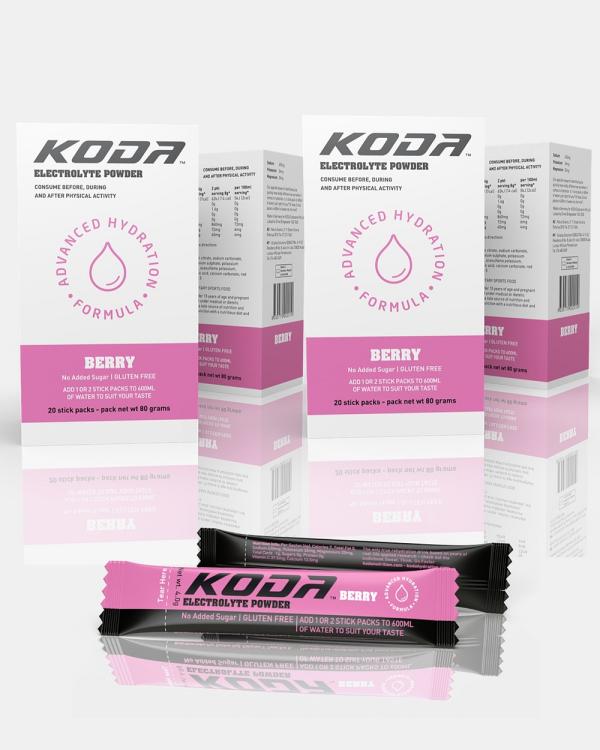 KODA - Koda Berry Electrolyte Powder Sticks   80 Sticks - Wellness (Berry) Koda Berry Electrolyte Powder Sticks - 80 Sticks
