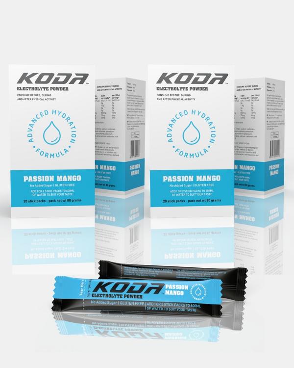KODA - Koda Passion Mango Electrolyte Powder Sticks   80 Sticks - Sport Nutrition (Passion Mango) Koda Passion Mango Electrolyte Powder Sticks - 80 Sticks
