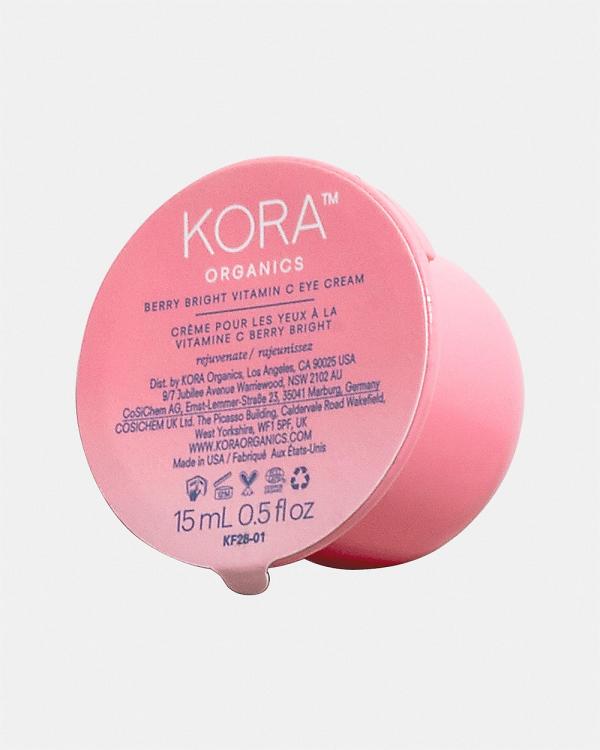 KORA Organics - Berry Bright Vitamin C Eye Cream   Refill - Eye & Lip Care (Refill Pod - 15ml) Berry Bright Vitamin C Eye Cream - Refill