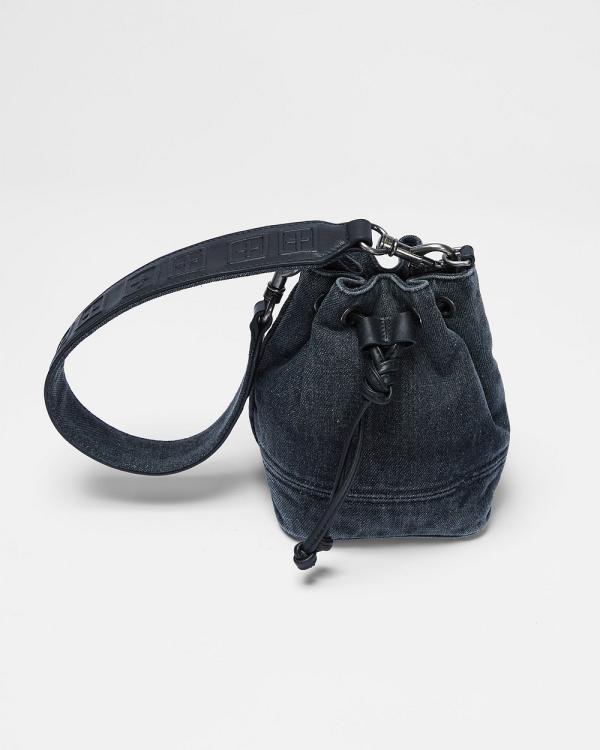Ksubi - Box Cross Bucket Bag Angst - Handbags (Black) Box Cross Bucket Bag Angst
