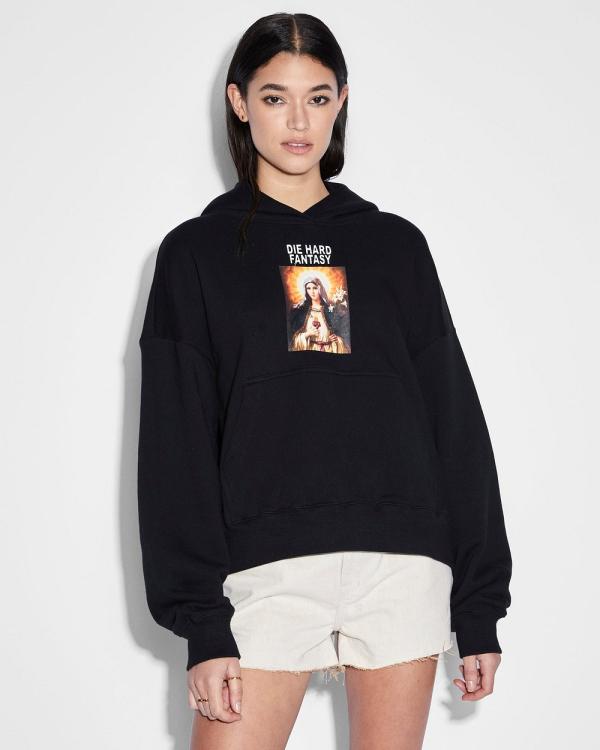 Ksubi - Die Hard Slouch Hoodie Black - Hoodies (BLACK) Die Hard Slouch Hoodie Black