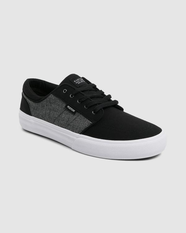 Kustom - Remark Wide Black Char - Sneakers (BLACK CHAR) Remark Wide Black Char