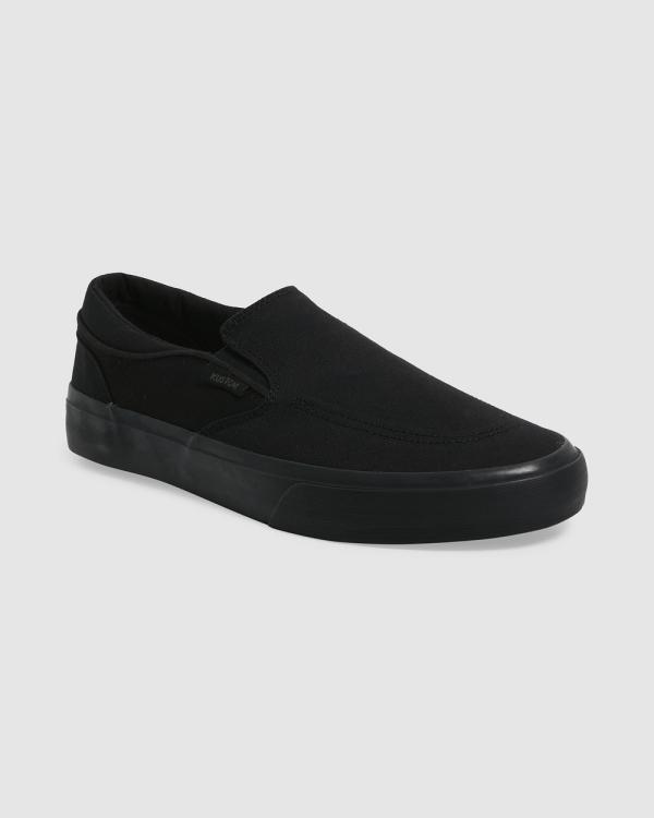 Kustom - Wide Slip On Sneaker - Sneakers (BLACK/BLACK) Wide Slip On Sneaker