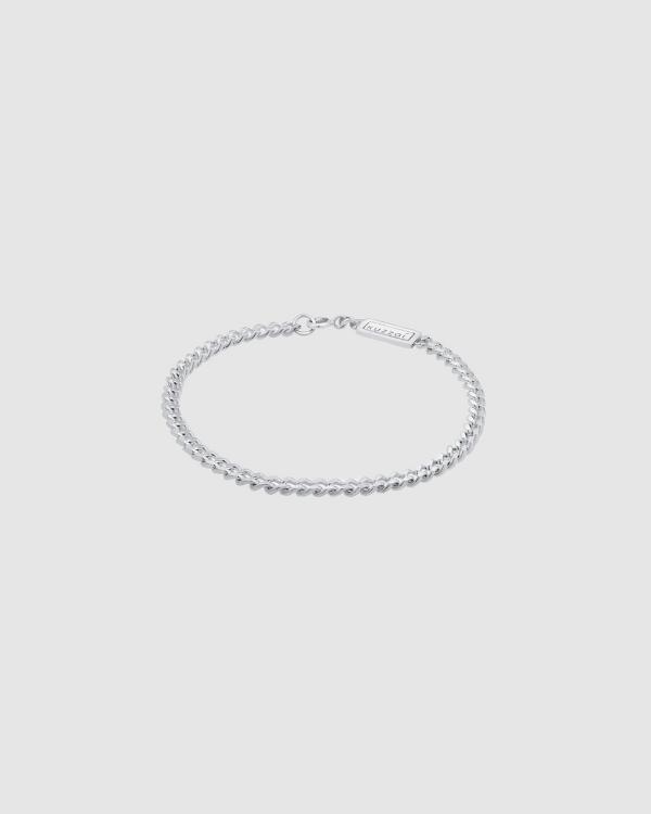 Kuzzoi - ICONIC EXCLUSIVE   Bracelet Chain Basic Trend in 925 Sterling Silver - Jewellery (Silver) ICONIC EXCLUSIVE - Bracelet Chain Basic Trend in 925 Sterling Silver