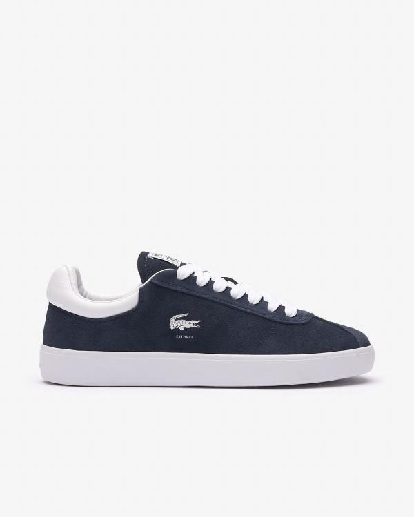 Lacoste - Baseshot Suede Sneakers - Sneakers (BLUE) Baseshot Suede Sneakers