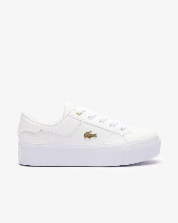 Lacoste - Ziane Platform Sneakers - Sneakers (WHITE) Ziane Platform Sneakers