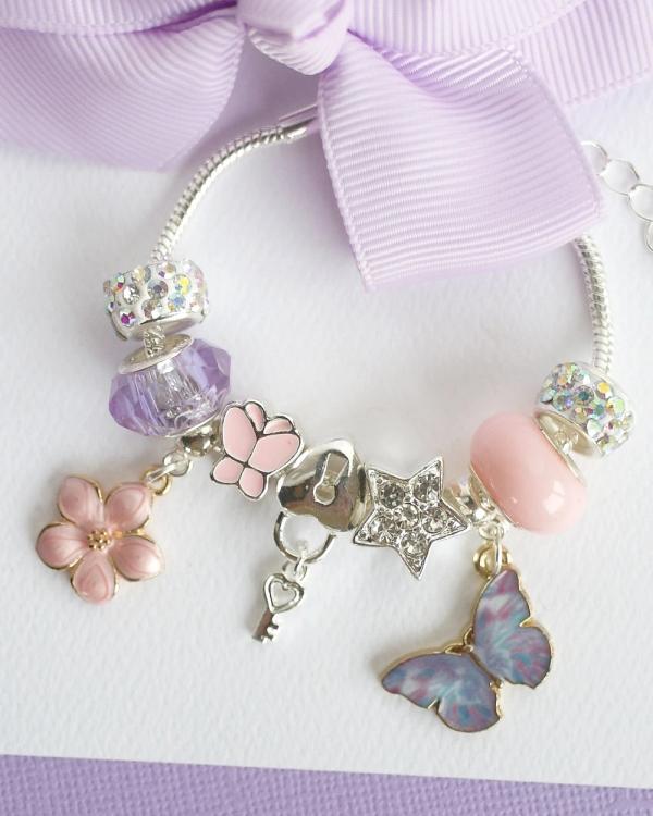 Lauren Hinkley - Butterfly Magic Charm Bracelet Boxed - Jewellery (Multi) Butterfly Magic Charm Bracelet Boxed