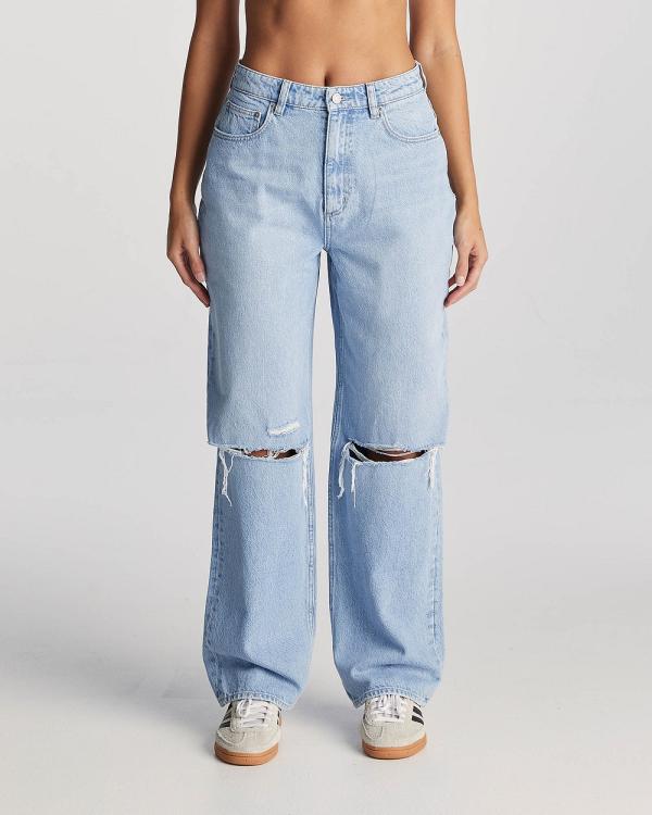 Lee - High Baggy Relaxed Jean - High-Waisted (BLUE) High Baggy Relaxed Jean