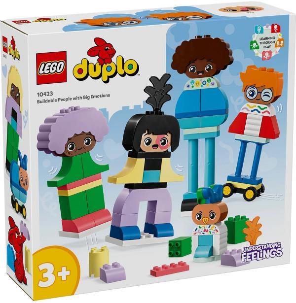 LEGO DUPLO - 10423 Buildable People with Big Emotions - Lego (Multi) 10423 Buildable People with Big Emotions