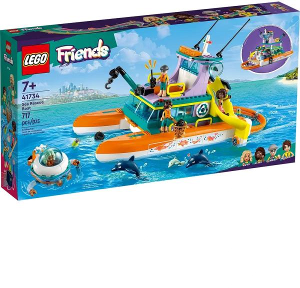 LEGO Friends - 41734 Sea Rescue Boat - Lego (Multi) 41734 Sea Rescue Boat