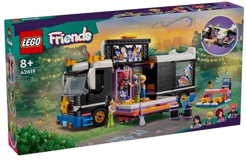 LEGO Friends - 42619 Pop Star Music Tour Bus - Lego (Multi) 42619 Pop Star Music Tour Bus