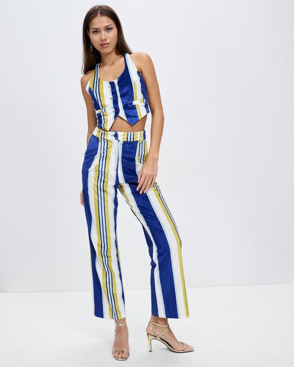 LENNI the label - Agnes Pants - Pants (Blue Stripe) Agnes Pants