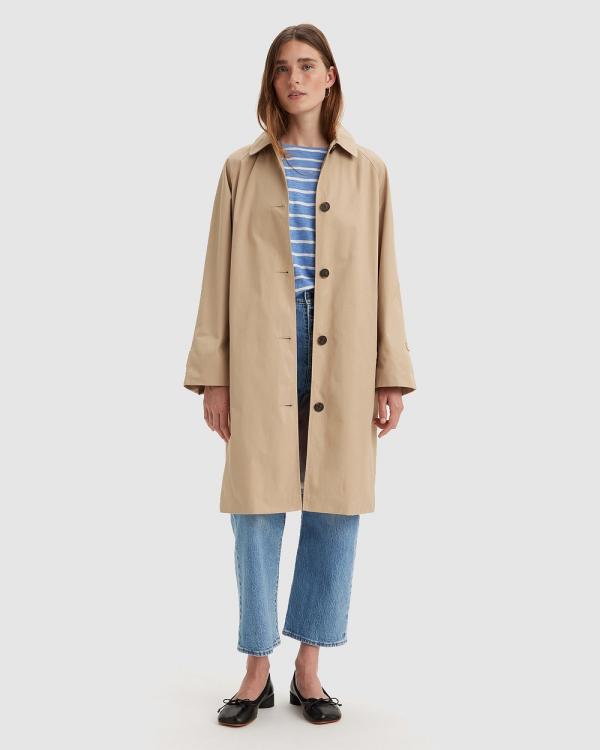 Levi's - Frankie Classic Trench Coat - Trench Coats (Brown) Frankie Classic Trench Coat