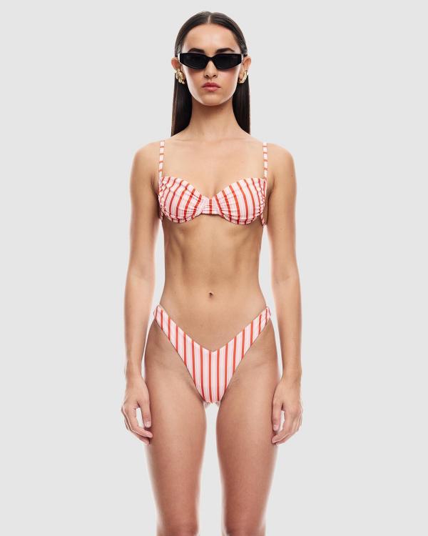 Lioness - Pia Bikini Set   ICONIC EXCLUSIVE - Bikini Set (Red Stripe) Pia Bikini Set - ICONIC EXCLUSIVE