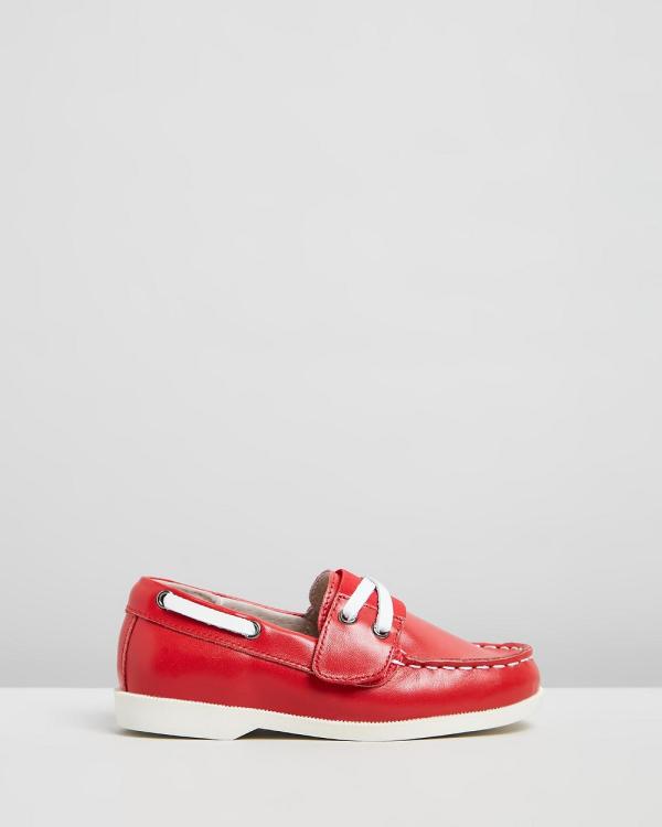 Little Fox Shoes - Richmond Loafers - Casual Shoes (Red) Richmond Loafers