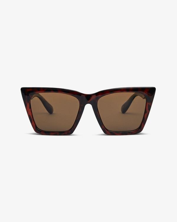 Local Supply - IBZ Sunglasses - Square (red-brown) IBZ Sunglasses