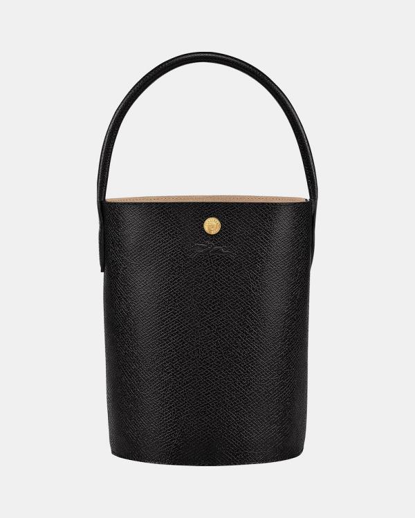 Longchamp - Epure Bucket Bag   Small - Handbags (Black) Epure Bucket Bag -