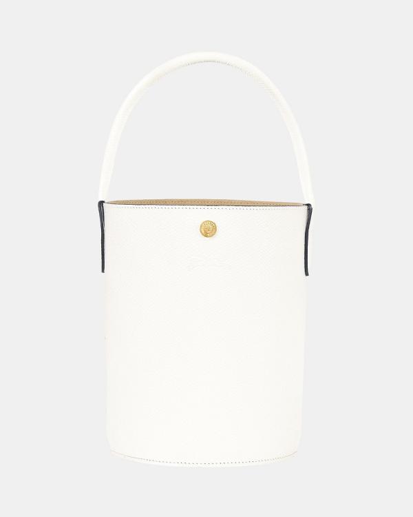 Longchamp - Epure Bucket Bag   Small - Handbags (White) Epure Bucket Bag -