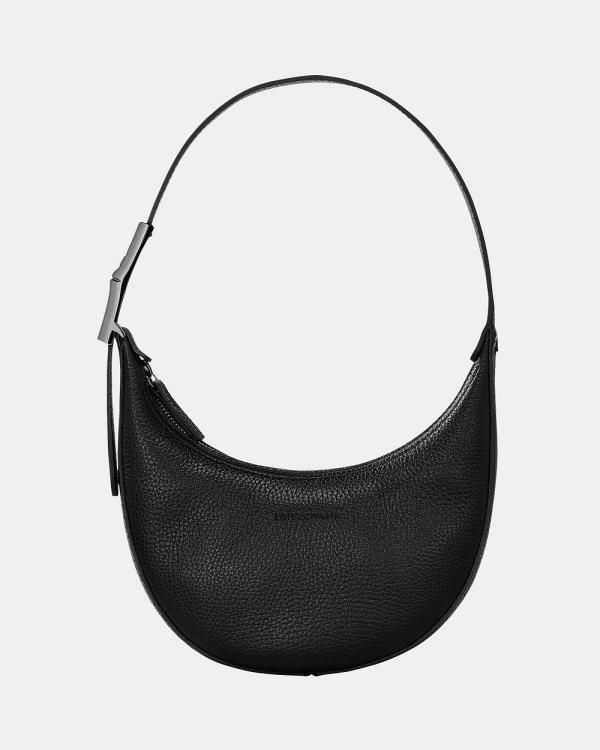 Longchamp - Roseau Essential Shoulder Bag - Handbags (Noir) Roseau Essential Shoulder Bag