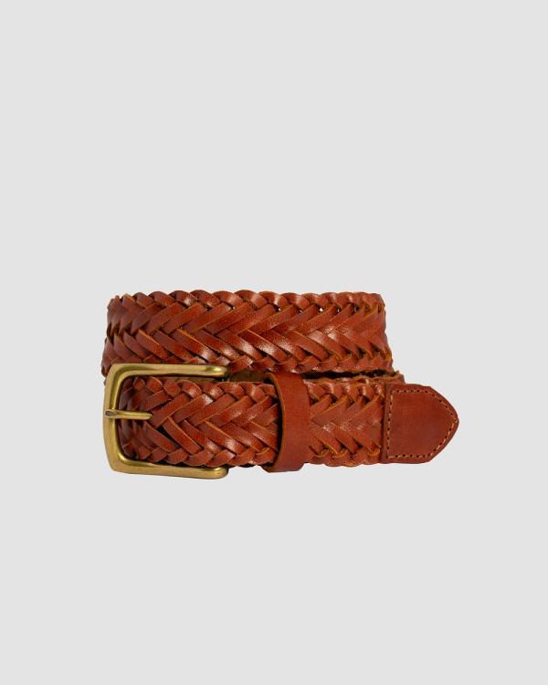 Loop Leather Co - Byron - Belts (Dark Tan) Byron