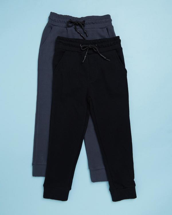 Lost Society - Joggers   Kids 2 Pack - Sweatpants (Black & Navy) Joggers - Kids 2-Pack