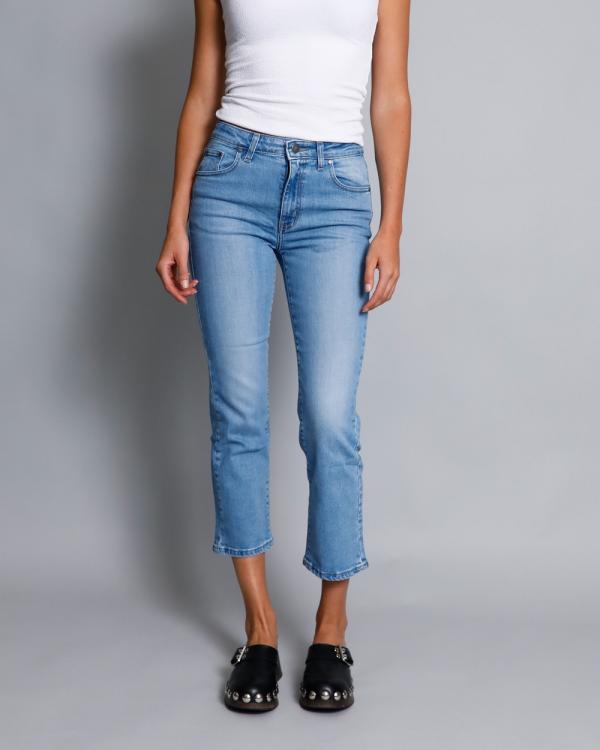 Love and Nostalgia - Rodger Straight Crop Flare Jeans - Crop (Georgia Blues) Rodger Straight Crop Flare Jeans