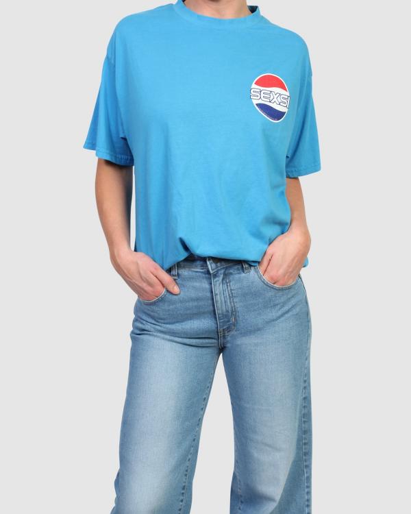 Love and Nostalgia - Sexsi Cola T Shirt - T-Shirts & Singlets (Cola Blue) Sexsi Cola T-Shirt