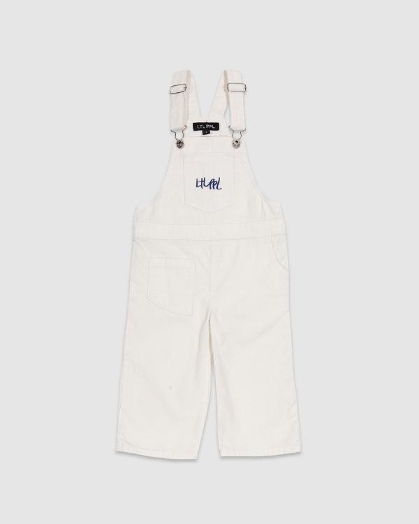 LTL PPL - The Slouch Overall - Jumpsuits & Playsuits (Cream) The Slouch Overall