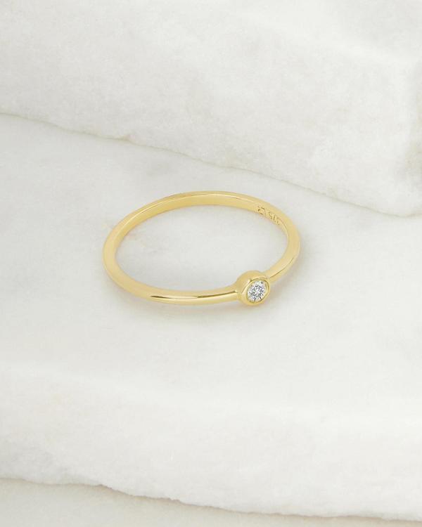 Luna Rae - Solid Gold   Diamond Sky Ring - Jewellery (Gold) Solid Gold - Diamond Sky Ring