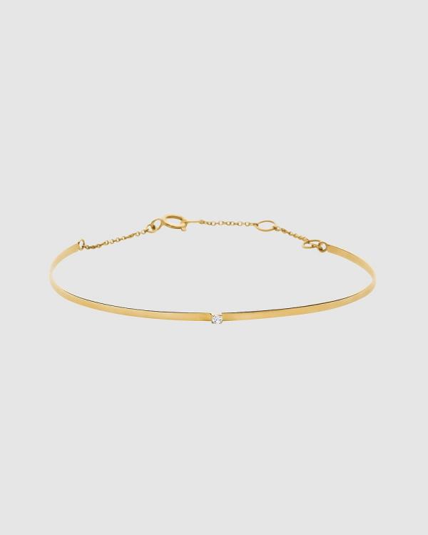 Luna Rae - Solid Gold   Horizon Bangle - Jewellery (Gold) Solid Gold - Horizon Bangle