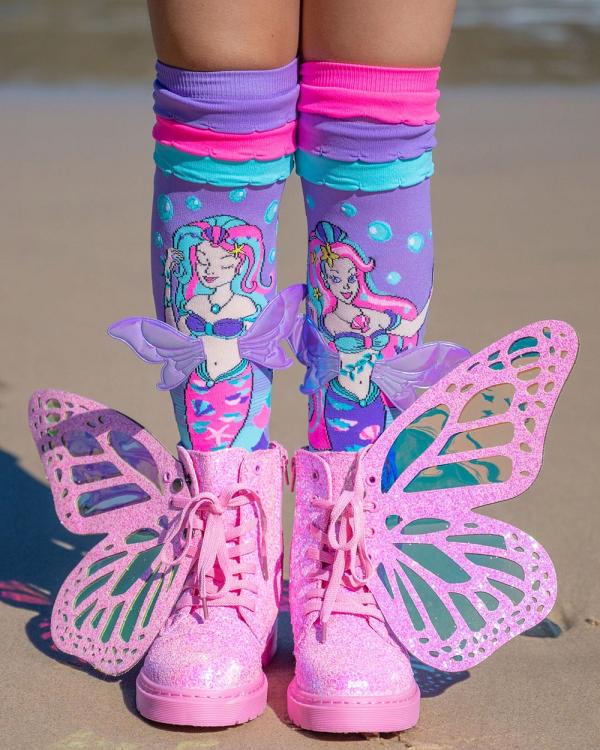 MADMIA - Mermaid Vibes Socks   Kids - Knee High Socks (Multi) Mermaid Vibes Socks - Kids