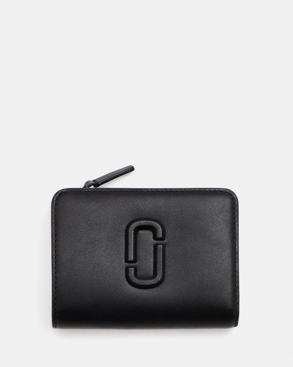 Marc Jacobs - The Mini Compact Wallet - Wallets (Black) The Mini Compact Wallet