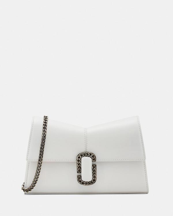 Marc Jacobs - The St. Marc Chain Wallet - Wallets (White) The St. Marc Chain Wallet