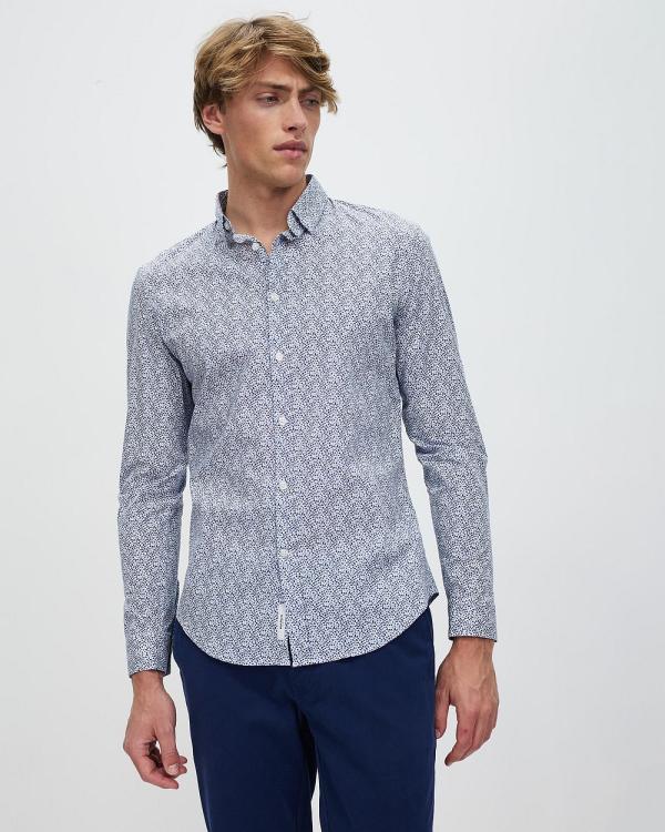 Marcs - Blue You Are Ls Shirt - Shirts & Polos (BLUE MULTI) Blue You Are Ls Shirt