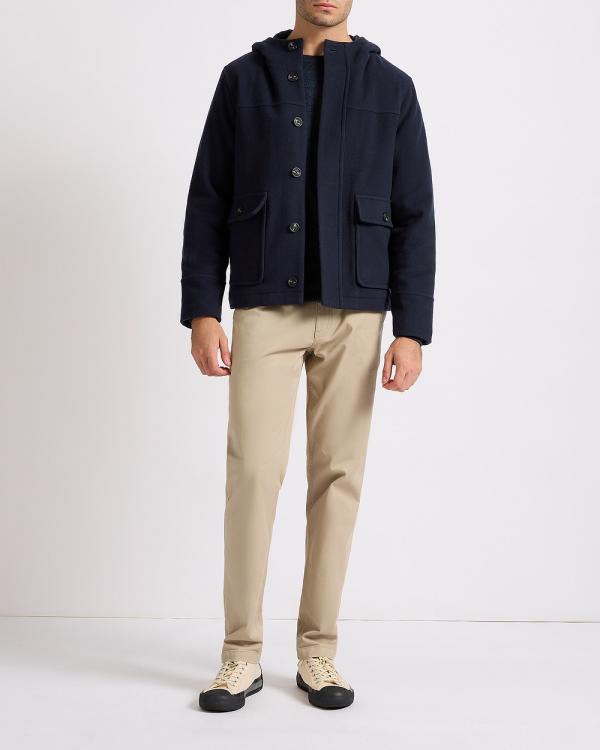 Marcs - Caleb Wool Blend Jacket - Coats & Jackets (Navy) Caleb Wool Blend Jacket