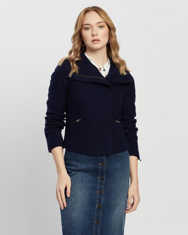 Marcs - Lani Felted Wool Jacket - Coats & Jackets (MIDNIGHT MARLE) Lani Felted Wool Jacket