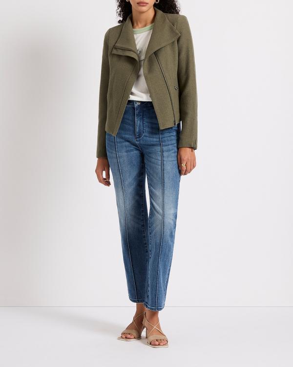 Marcs - Lani Felted Wool Jacket - Coats & Jackets (Tea Leaf) Lani Felted Wool Jacket