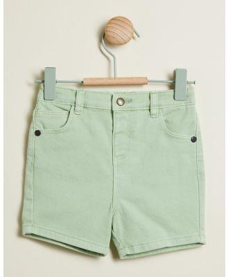 Marks & Spencer - Denim Shorts   Babies Kids - Denim (Green) Denim Shorts - Babies-Kids