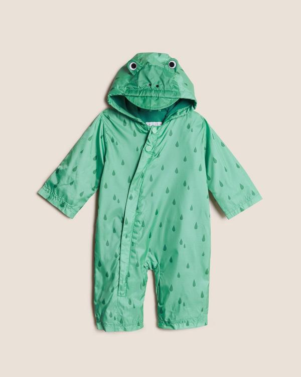 Marks & Spencer - Frog Puddlesuit - Swimwear (Green Mix) Frog Puddlesuit