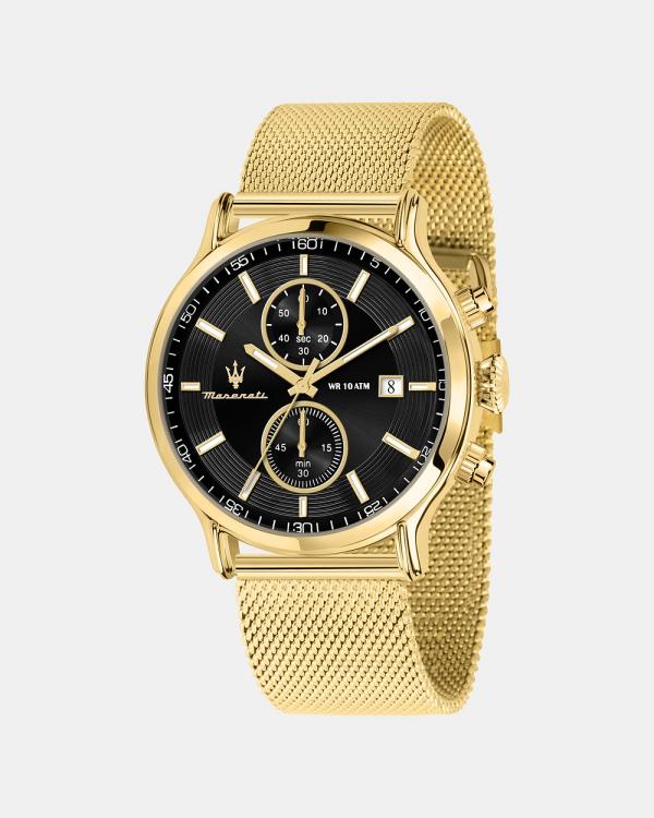 Maserati - Epoca 42mm Chronograph Watch - Watches (Gold) Epoca 42mm Chronograph Watch
