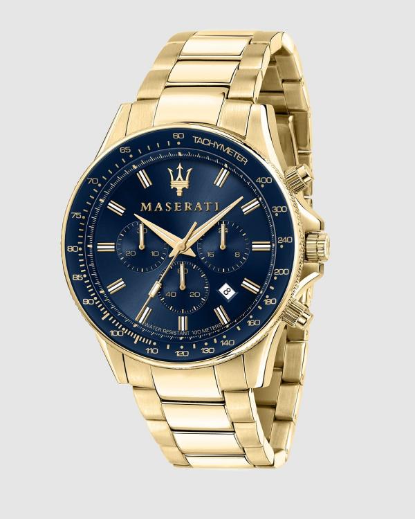 Maserati - Maserati Sfida Gold Chronograph - Watches (Gold) Maserati Sfida Gold Chronograph