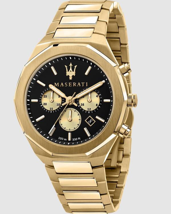 Maserati - Maserati Stile Gold Chronograph - Watches (Gold) Maserati Stile Gold Chronograph