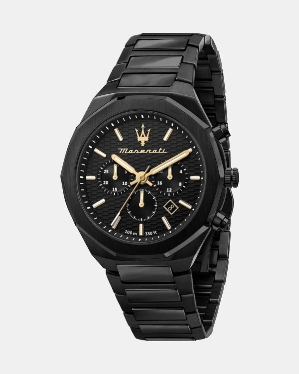 Maserati - Stile 45mm Chronograph Watch - Watches (Black) Stile 45mm Chronograph Watch