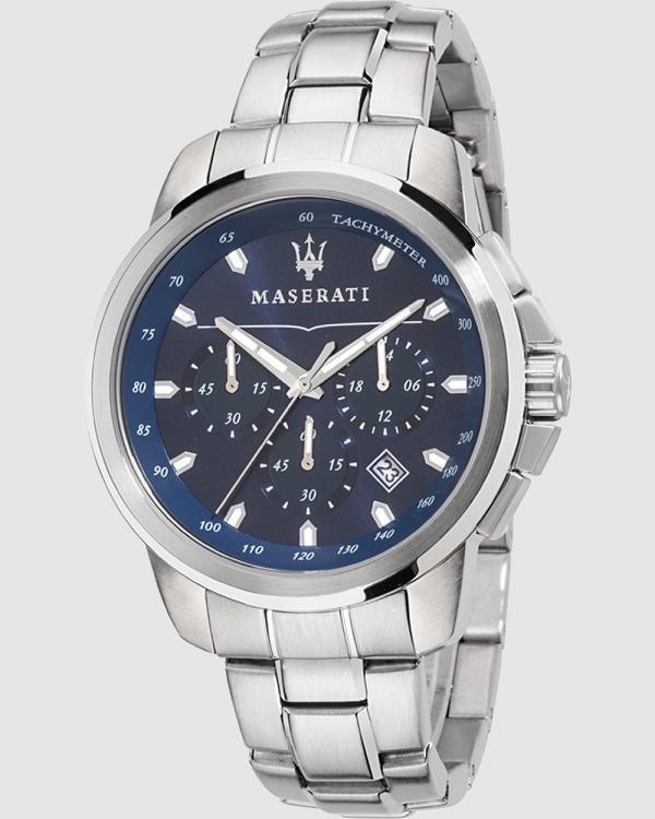 Maserati - Successo 44mm Blue Dial Chronograph - Watches (Blue) Successo 44mm Blue Dial Chronograph