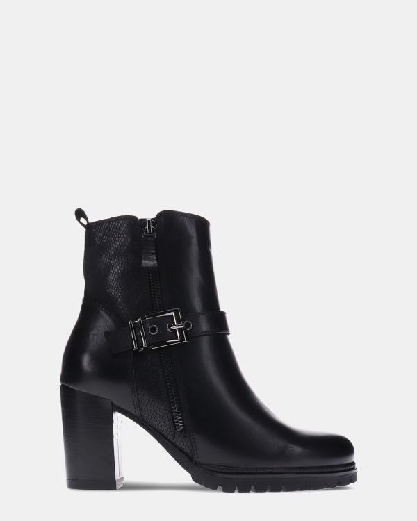 Mia Vita - Diana Heeled Boot - Boots (Black) Diana Heeled Boot